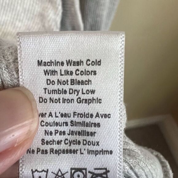 Spiritual Gangster Womens Duster Cardigan Thumbholes Grey Soft Flowy Size Small - Picture 4 of 7